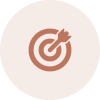 Target icon with arrow in bullseye.